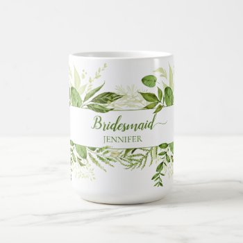 Wildwoods Botanicals Bridesmaid Mug by dmboyce at Zazzle