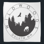 Wildwoods Logo Bandanna<br><div class="desc">A multi-use bandanna with the Wildwoods logo on it</div>