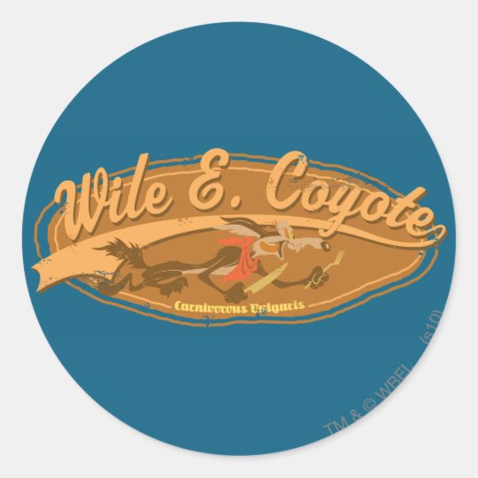 Wile Carnivorous Vulgaris Classic Round Sticker