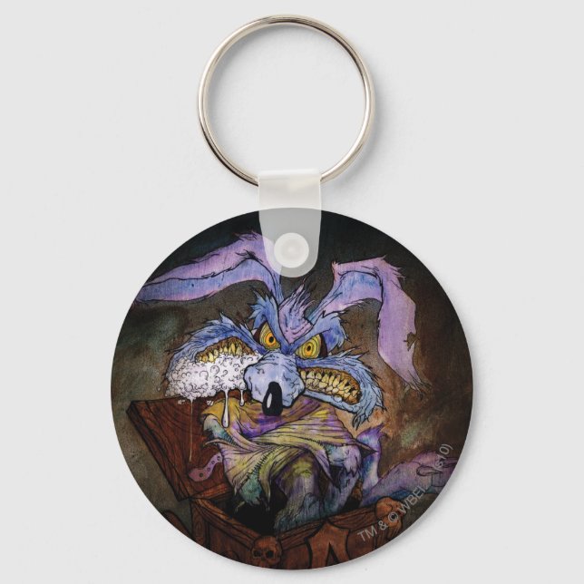 WILE E. COYOTE™ A Loony in the Box Keychain (Front)
