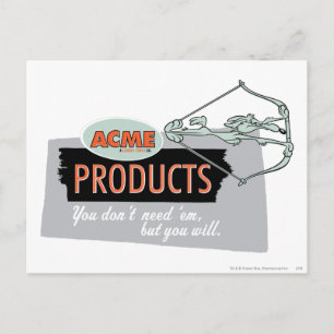 WILE E. COYOTE™ Acme Products 9 Postcard