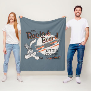WILE E. COYOTE™ ACME Rocket Board Fleece Blanket