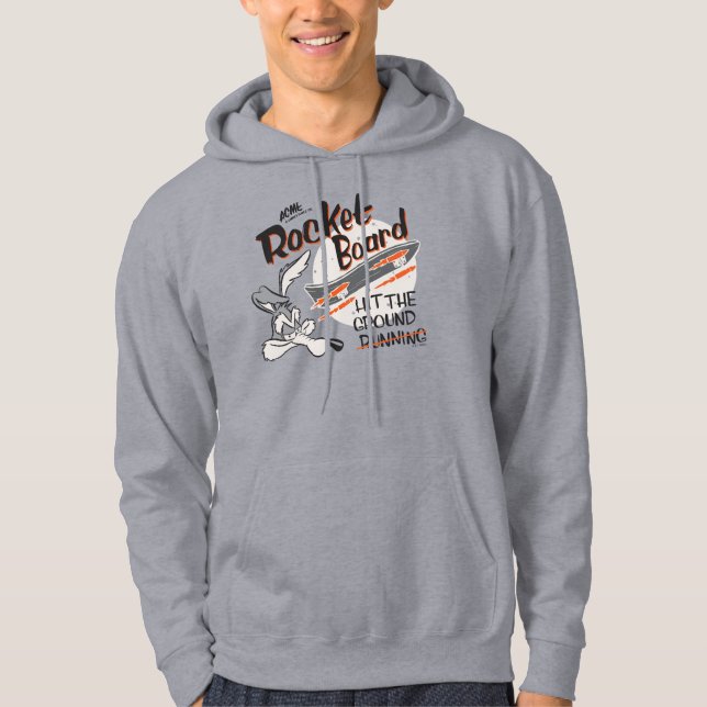 WILE E. COYOTE™ ACME Rocket Board Hoodie (Front)