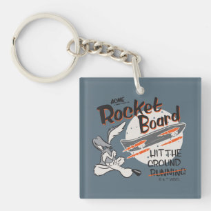 WILE E. COYOTE™ ACME Rocket Board Keychain