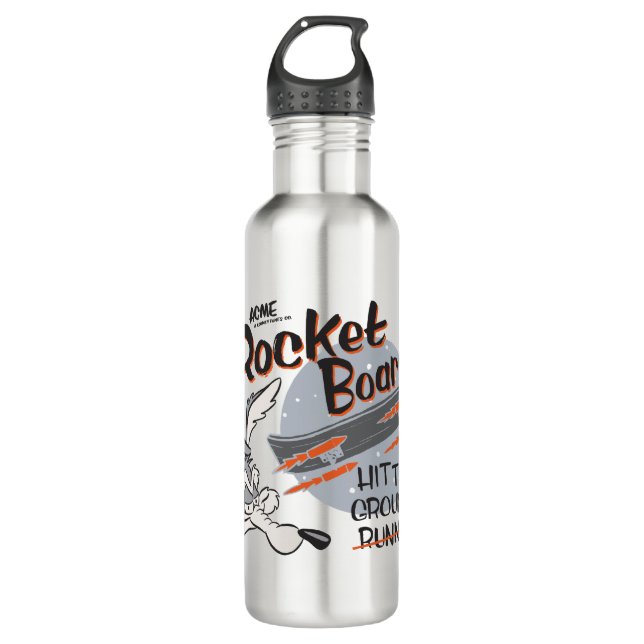 WILE E. COYOTE™ ACME Rocket Board Stainless Steel Water Bottle (Front)