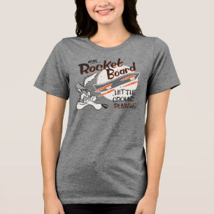 WILE E. COYOTE™ ACME Rocket Board Tri-Blend Shirt