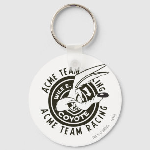 WILE E. COYOTE™ Acme Team Racing B/W Keychain