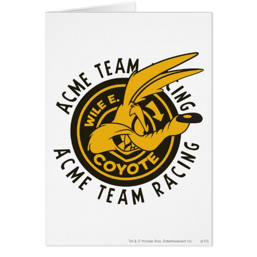 WILE E. COYOTE™ Acme Team Racing Cards (Front)
