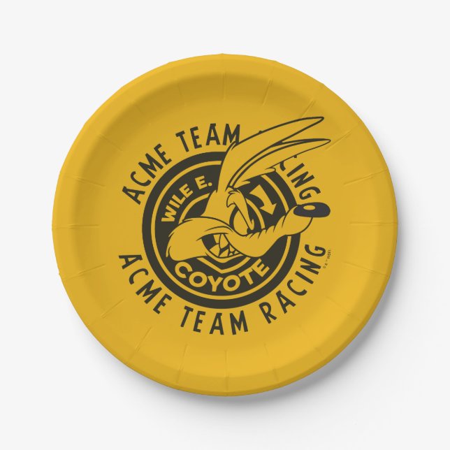 WILE E. COYOTE™ Acme Team Racing Paper Plates (Front)
