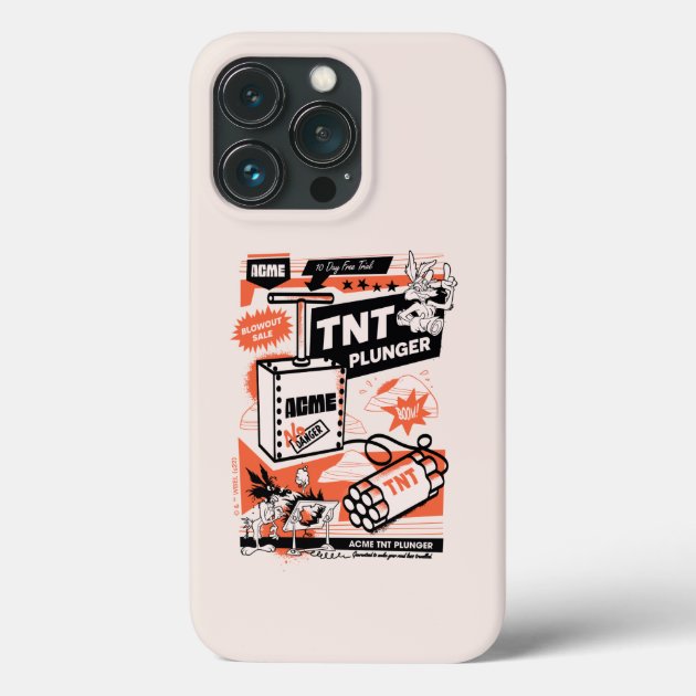 WILE E. COYOTE ACME TNT Dynamite Plunger Case Mate iPhone Case