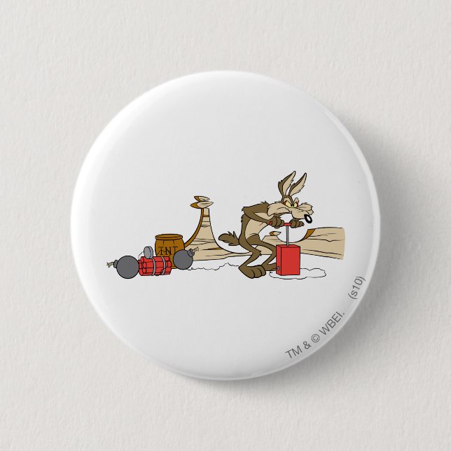 WILE E. COYOTE™ ACME TNT PINBACK BUTTON (Front)