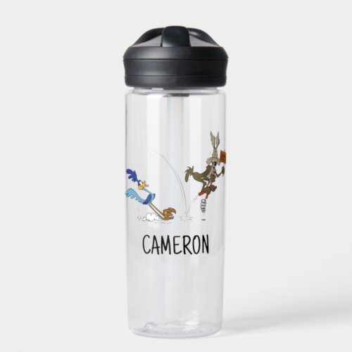Wile E Coyote and ROAD RUNNER Acme  Add Name Water Bottle