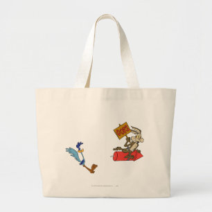 WILE E. COYOTE™ and ROAD RUNNER™ ACME Rocket Large Tote Bag