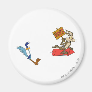 WILE E. COYOTE™ and ROAD RUNNER™ ACME Rocket Magnet