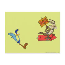 WILE E. COYOTE™ and ROAD RUNNER™ ACME Rocket Postcard