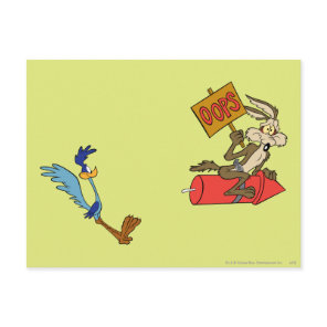 WILE E. COYOTE™ and ROAD RUNNER™ ACME Rocket Postcard