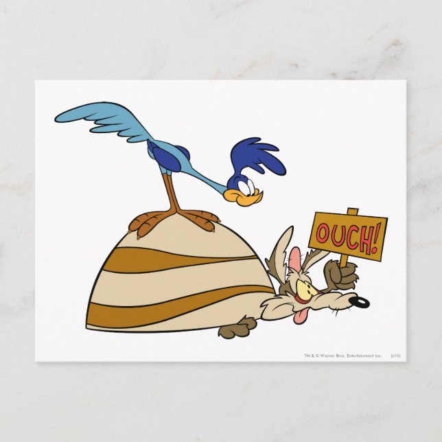 WILE E. COYOTE™ and ROAD RUNNER™ Boulder Postcard (Front)
