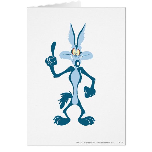 WILE E. COYOTE™ Blue Aha! Cards (Front)