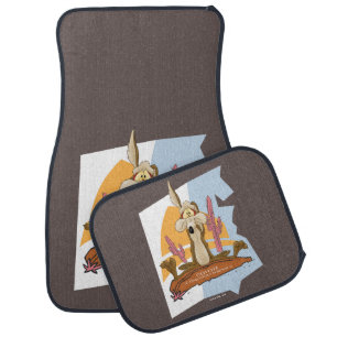 WILE E. COYOTE™ (Carnivorous Seriously) Car Floor Mat