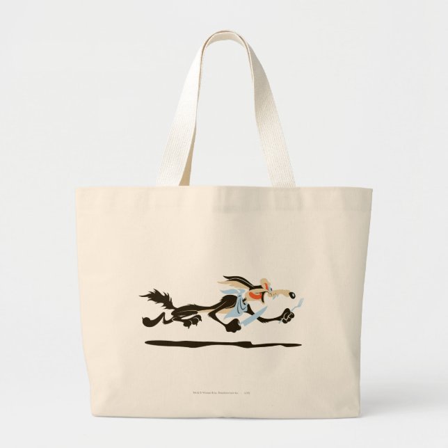 WILE E. COYOTE™ Chasing dinner Large Tote Bag (Front)