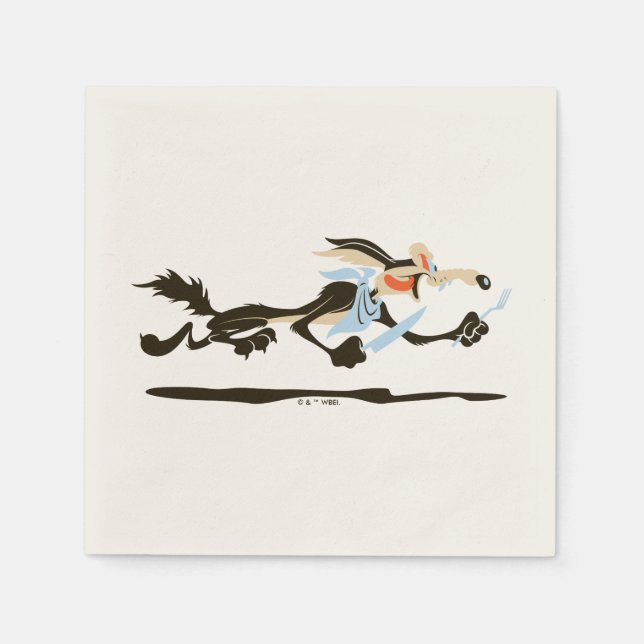 WILE E. COYOTE™ Chasing dinner Napkins (Front)