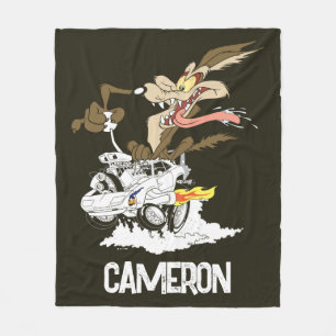 WILE E. COYOTE™ Crazy Driver Fleece Blanket