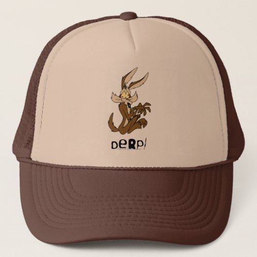 Wile E Coyote Derp Trucker Hat