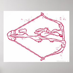WILE E. COYOTE™ Distressed Archery Poster