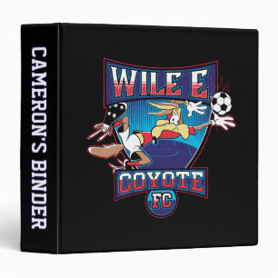 WILE E. COYOTE™ Football Club Badge 3 Ring Binder