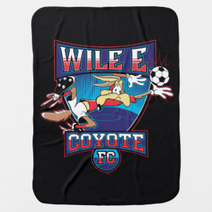 WILE E. COYOTE™ Football Club Badge Baby Blanket