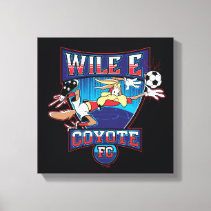 WILE E. COYOTE™ Football Club Badge Canvas Print