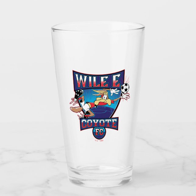 WILE E. COYOTE™ Football Club Badge Glass (Front)