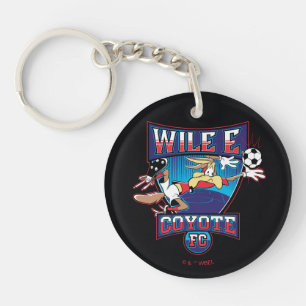 WILE E. COYOTE™ Football Club Badge Keychain