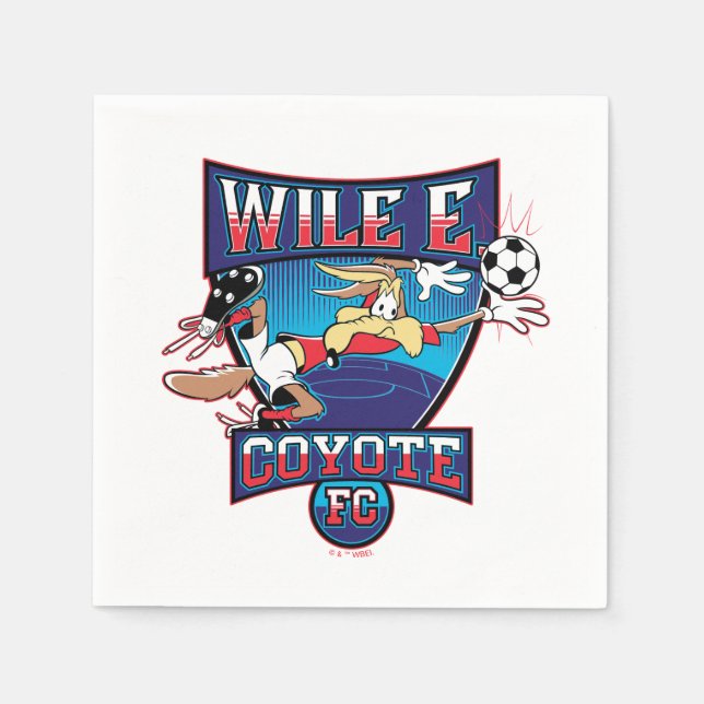 WILE E. COYOTE™ Football Club Badge Napkins (Front)