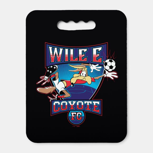 WILE E. COYOTE™ Football Club Badge Seat Cushion (Front Vertical)