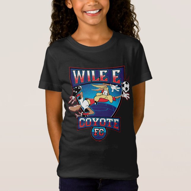 WILE E. COYOTE™ Football Club Badge T-Shirt (Front)