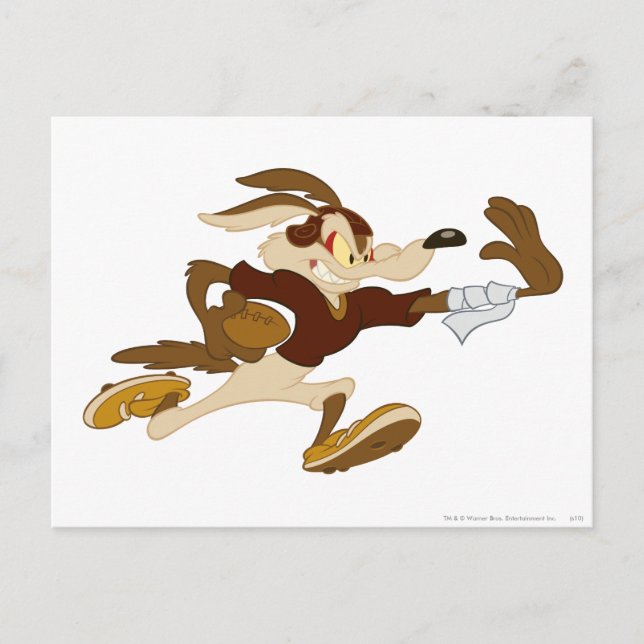 WILE E. COYOTE™ Football Postcard (Front)