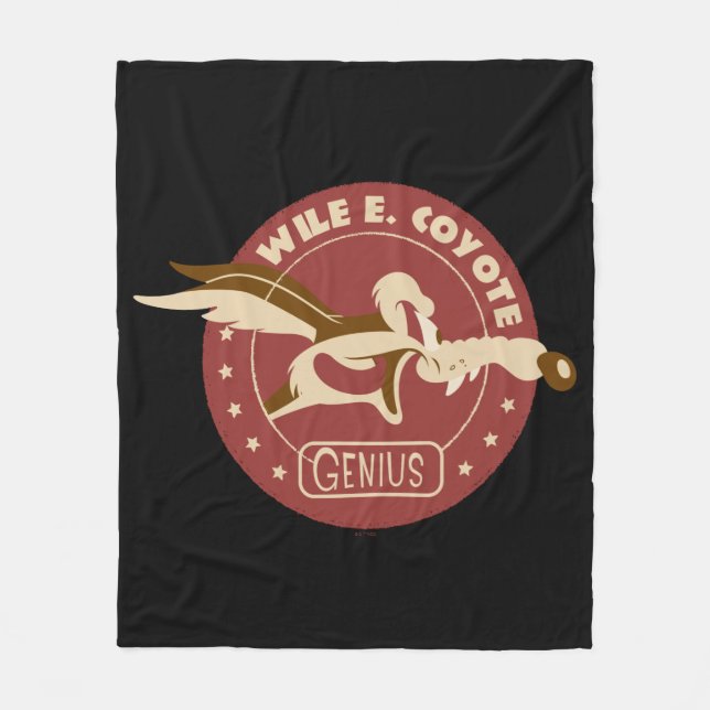 WILE E. COYOTE™ Genius Fleece Blanket (Front)