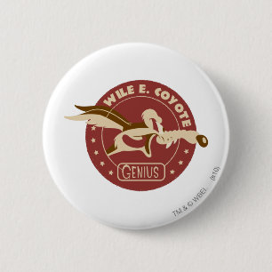 WILE E. COYOTE™ Genius Pinback Button