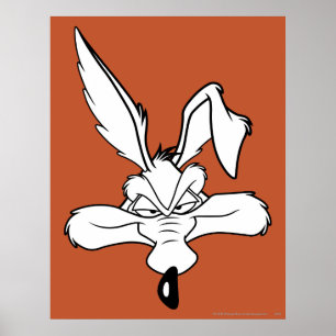 WILE E. COYOTE™ Happy Head Shot Poster