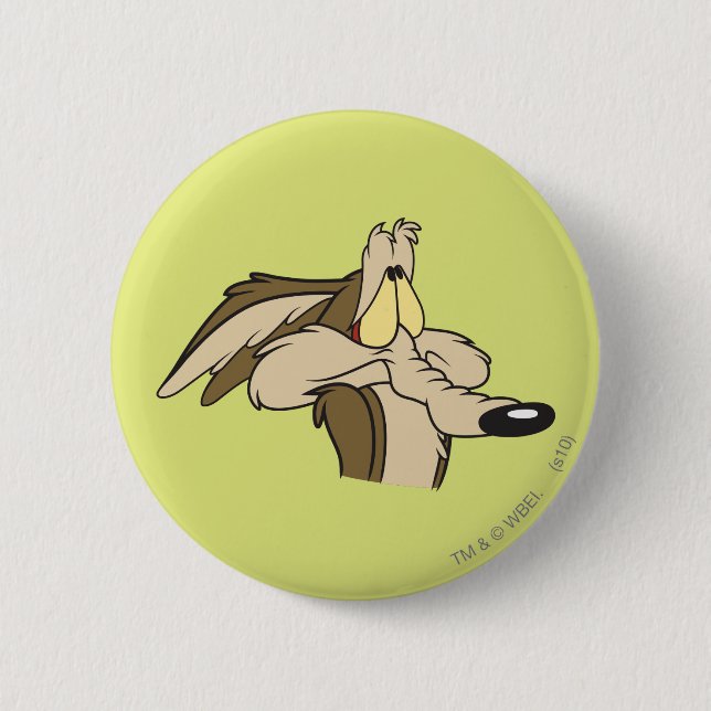 WILE E. COYOTE™ Impending Doom Pinback Button (Front)