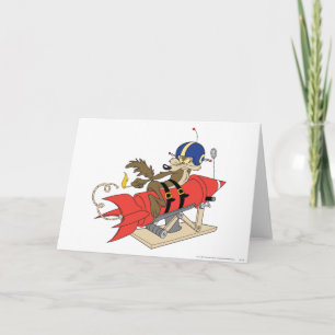 WILE E. COYOTE™ Launching Red Rocket Card