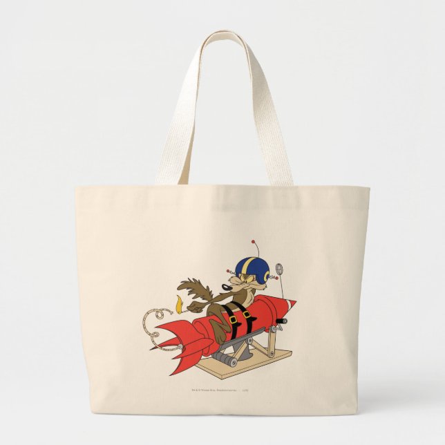 WILE E. COYOTE™ Launching Red Rocket Large Tote Bag (Front)