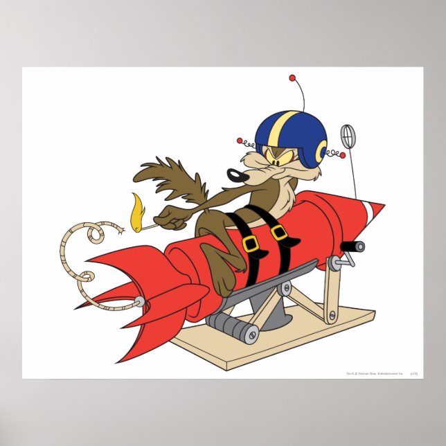 WILE E. COYOTE™ Launching Red Rocket Poster (Front)