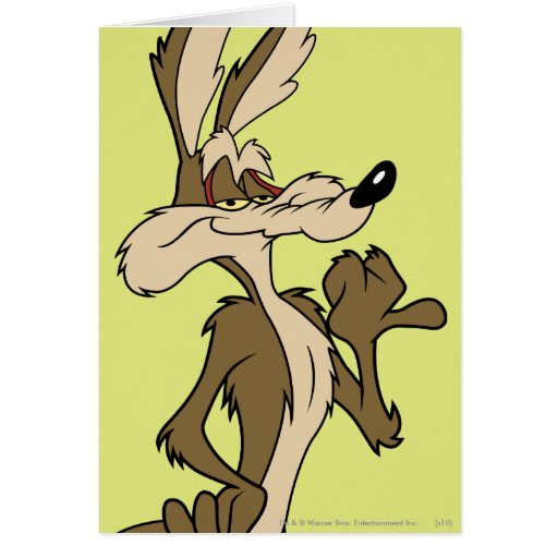 WILE E. COYOTE™ Looking Proud Card | Zazzle