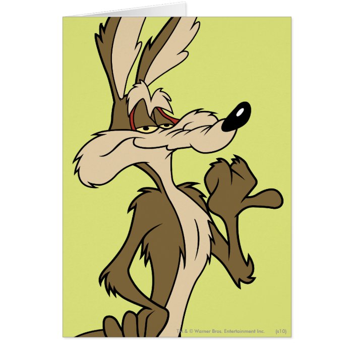 Wile E. Coyote Looking Proud Cards