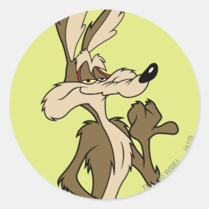 WILE E. COYOTE™ Looking Proud Classic Round Sticker