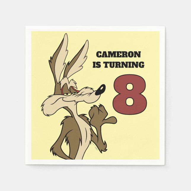 WILE E. COYOTE™ Looking Proud Napkins (Front)