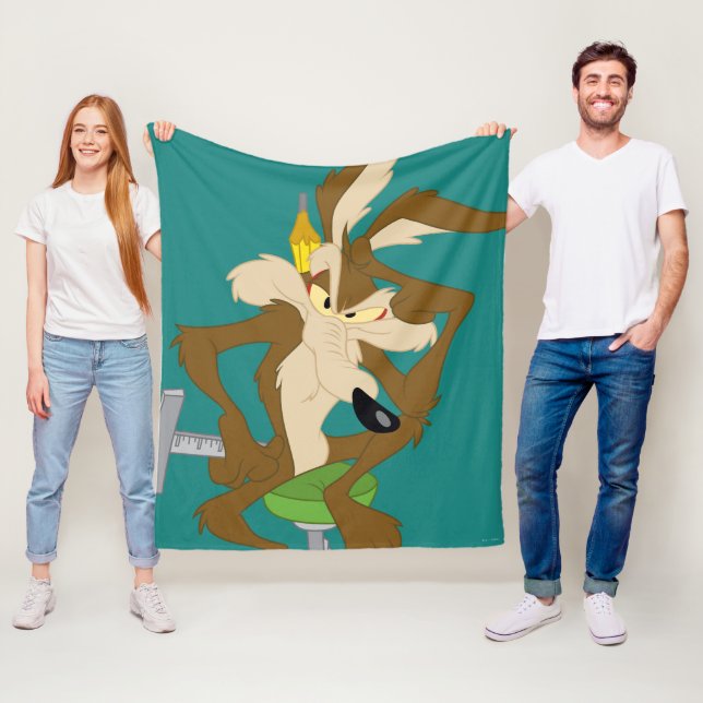 WILE E. COYOTE™ Planning Fleece Blanket (In Situ)
