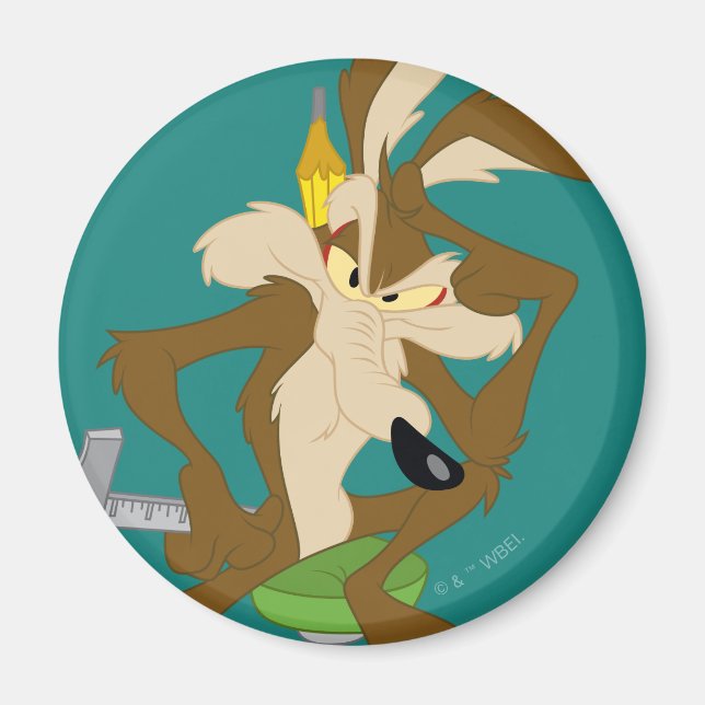 WILE E. COYOTE™ Planning Magnet (Front)
